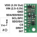 LIS3MDL 3-Axis Magnetometer Carrier with Voltage Regulator